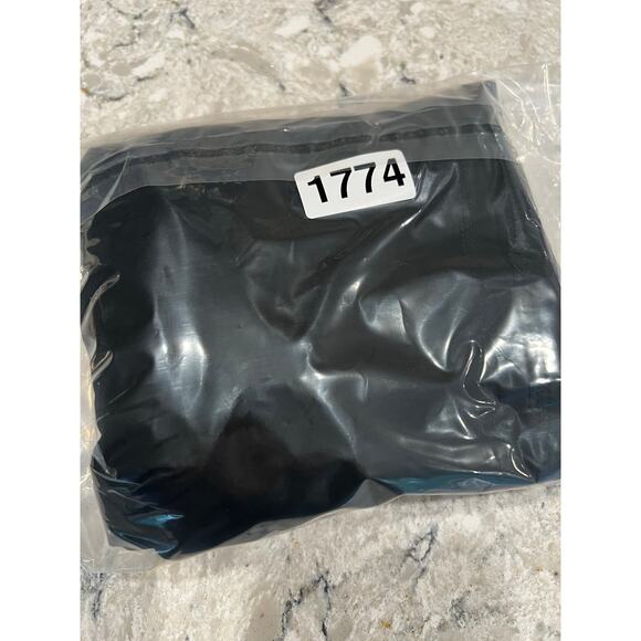 MODA Short Sleeve Cowl Neck Midi Dress Black Jersey Size Small JL - Picture 6 of 6